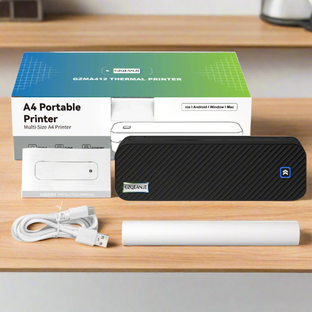 Print Luna Thermal Pro Bluetooth Printer –  White + Case